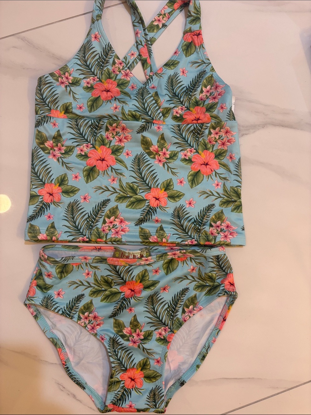 🌴Level Eight Kids Swimming Set 2 piece Size M 7/8
